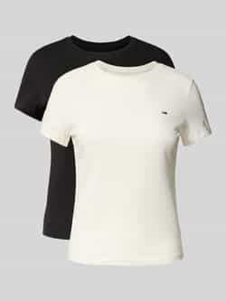 TOMMY JEANS T-shirt TJW 2PACK C-NECK TEE (set 2-delig 2 stuks)