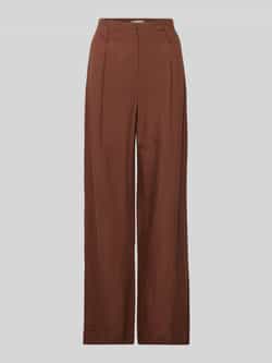 Christian Berg Woman Selection Wide leg bandplooibroek en riemlussen