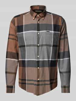 Barbour Tailored fit vrijetijdsoverhemd met button-downkraag model 'Dunoon'
