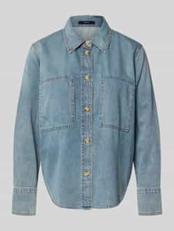 Someday Overhemdblouse in denimlook model 'Zutie'