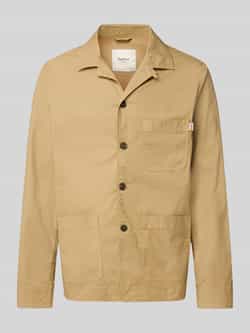 Pepe Jeans Regular fit overhemdjack van katoenmix