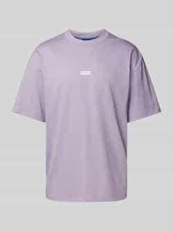 Hugo Blue T-shirt met logoprint model 'Nalono'