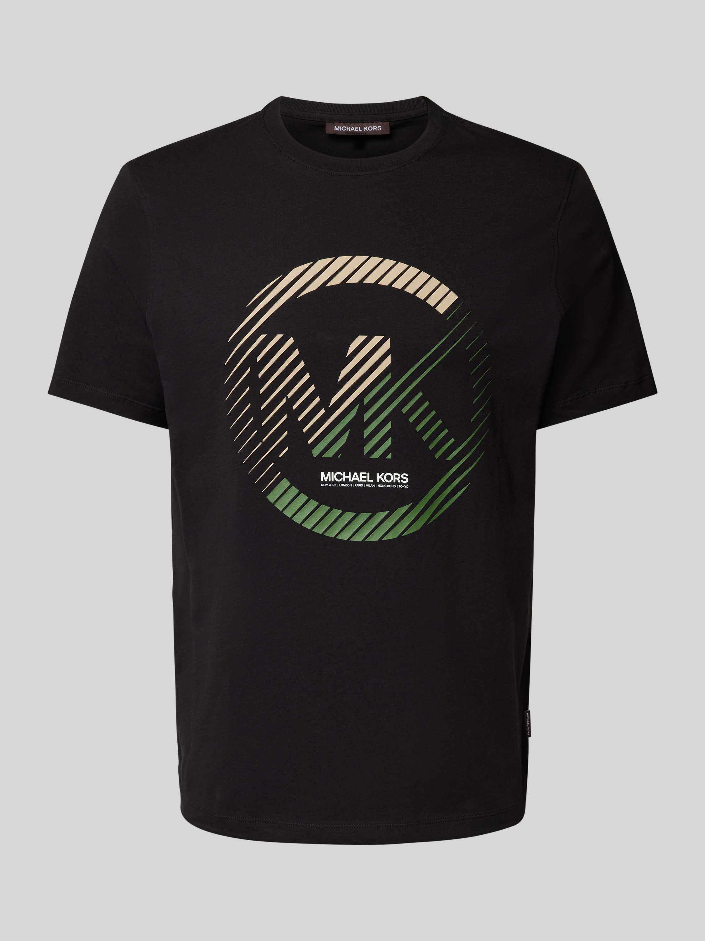 Michael Kors T-shirt met labelprint model 'VICTORY'