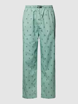 Polo Ralph Lauren Underwear Pyjamabroek met tunnelkoord en all-over motiefprint