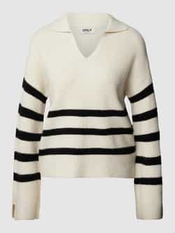 Only Gebreide pullover met streepmotief model 'MONNA'