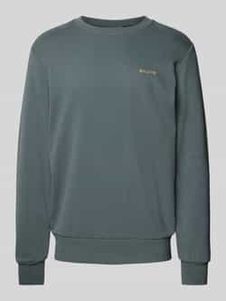 Mazine Sweatshirt met labelstitching model 'Barrow'