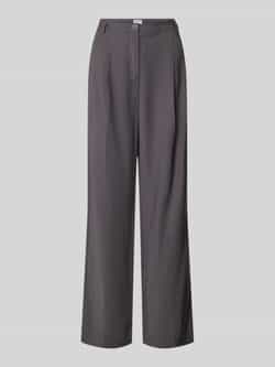 Jake*s Casual Stoffen broek met bandplooien