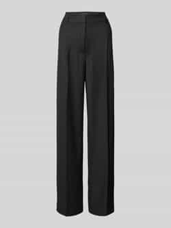 Christian Berg Woman Selection Wide leg bandplooibroek met persplooien