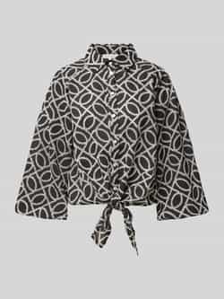 Christian Berg Woman Relaxed fit blouse met 3 4-mouwen