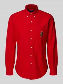 Polo Ralph Lauren Custom slim fit vrijetijdsoverhemd met motiefstitching