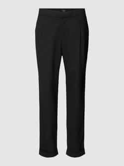 MCNEAL Tapered fit stoffen broek met structuurmotief