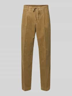 Selected Homme Regular fit corduroy broek van katoenmix model 'LEROY'