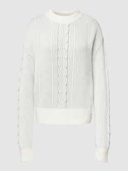 Comma Casual Identity Gebreide pullover met effectgaren