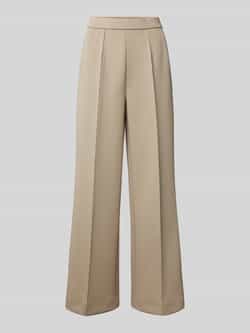 Calvin Klein Womenswear Straight leg stoffen broek met vaste persplooien