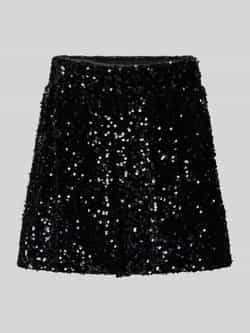 Only Regular fit short met pailletten model 'CONFIDENCE'