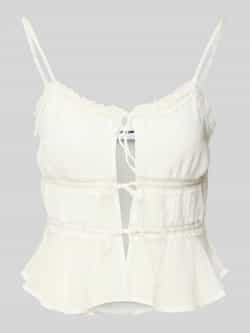 Noisy May Blousetop met gehaakt kant model 'FAIRY'