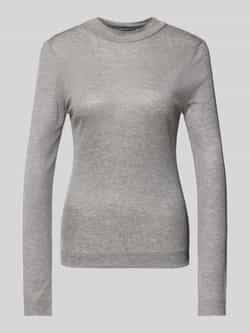 Someday Shirt met lange mouwen en opstaande kraag model 'Kejandra'