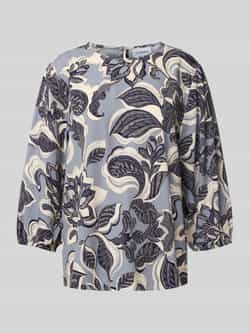Comma Blouseshirt van viscose met 3 4-mouwen