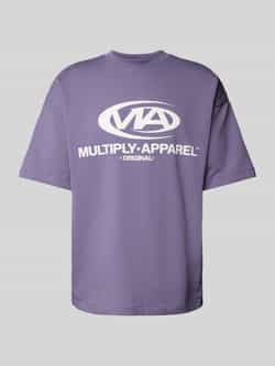 Multiply Apparel Oversized T-shirt met labelprint
