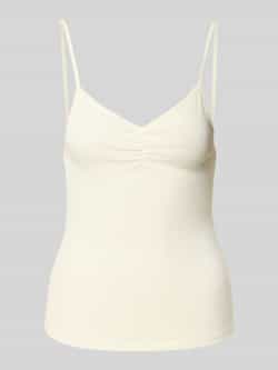 Only Slim fit top met bandjes van puur katoen model 'CARLOTTA'