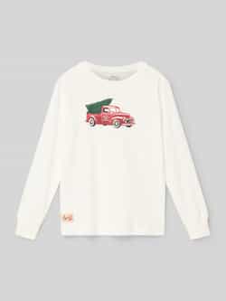 Polo Ralph Lauren Kids Shirt met lange mouwen en ribboorden
