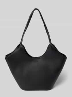Seidenfelt Shopper in leerlook model 'Nelma Tulip'