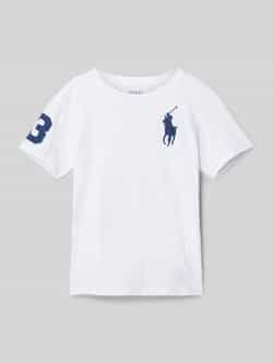 Polo Ralph Lauren Teens T-shirt met logo- en motiefstitching