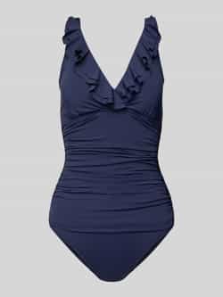 Lauren Ralph Lauren Badpak met ruches en diep rugdecolleté