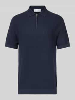Selected Homme Poloshirt met korte ritssluiting