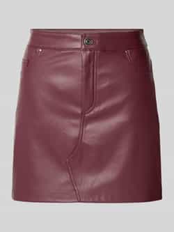 Noisy May Minirok in leerlook model 'KATE'