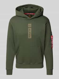 Alpha Industries Hoodie Men Hoodies Alpha Puff Print Hoodie