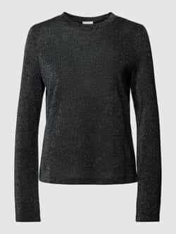 Jake*s Casual Shirt met lange mouwen en effectgaren
