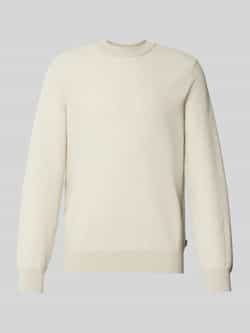 Boss Orange Gebreide pullover met ribboorden model 'Aspoki'