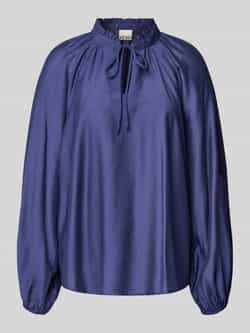 Ichi Regular fit blouse met druppelvormige hals model 'KARLANI'