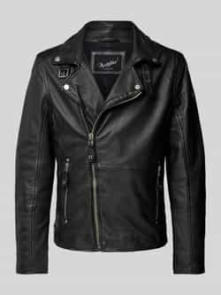 Gipsy Regular fit lange jas met reverskraag model 'Mavric'