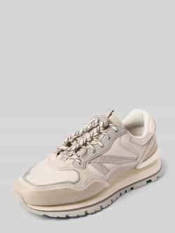 HOFF Sneakers van leermix met logoprint model 'City'