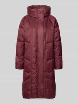 FREE QUENT Gewatteerde lange jas met capuchon model 'TIANA'