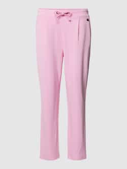 Fransa Stretch fit stoffen broek met bandplooien model 'ZASTRETCH 1'