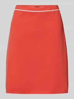 Marc Cain Knielange kokerrok met contraststrepen