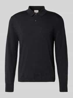 CK Calvin Klein Gebreide pullover met polokraag