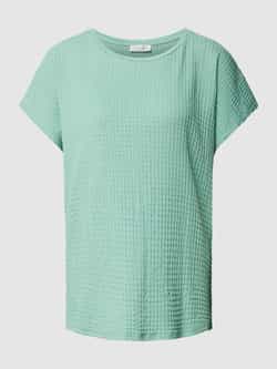 Christian Berg Woman T-shirt met structuurmotief