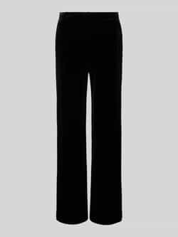 Jake*s Collection Regular fit broek van fluweel met knoop- en haakjessluiting