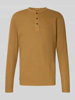Superdry Shirt met lange mouwen structuurmotief en knoopsluiting