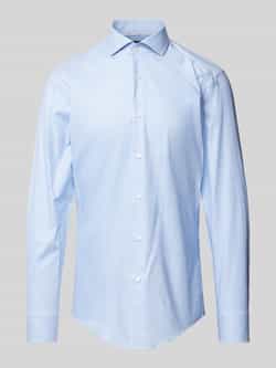 Boss Slim fit zakelijk overhemd met haaikraag model 'Hank'