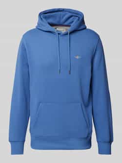 Gant Hoodie met labelstitching model 'SHIELD'