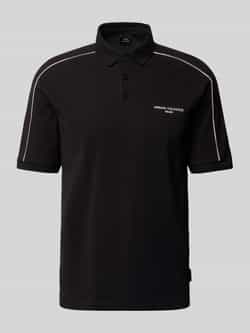 Armani Exchange Regular fit poloshirt met labelprint