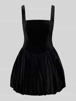Forever New Cocktailjurk van fluweel met vierkante hals