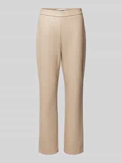 RAFFAELLO ROSSI Bootcut stoffen broek met verkorte pasvorm model 'MACY'