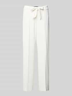 Comma Stoffen broek met achterzakken