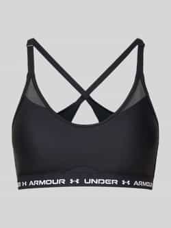 Under Armour Bustier met elastische band model 'Crossback Low Bra'